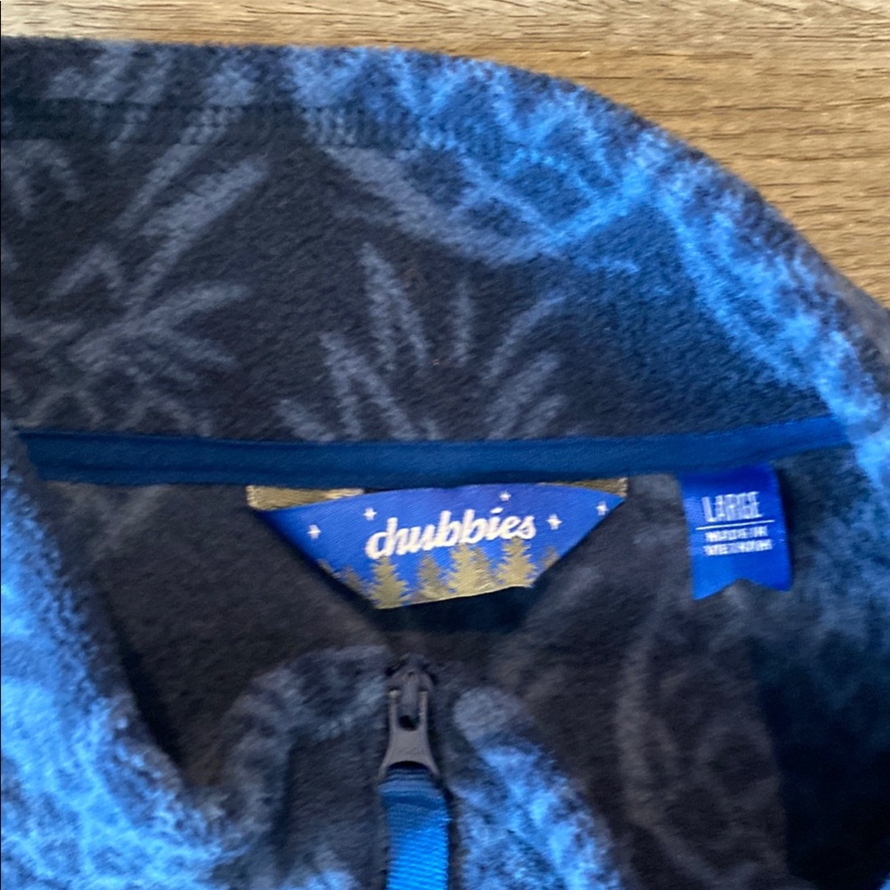 Blue Pineapple Pattern Pullover Chubbies Large - image 3